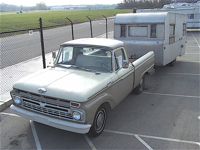 1964 Ford Pickup truck & 1950's Little Gem